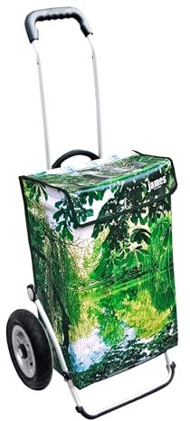 James® Einkaufstrolley „Goblin“, 100 Designs, 6 Fahrgestell-Varianten, Gewebeplane, moderner Shopping Lifestyle, bunter Einkaufswagen, Cooler Hackenporsche, original Made in Vienna
