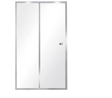 VBChome Duschtür 110x195 cm Nischenschiebetür Duschabtrennung Schiebetür Dusche Duschwand Nischentür Sicherheitsglas Modern Top Qualität