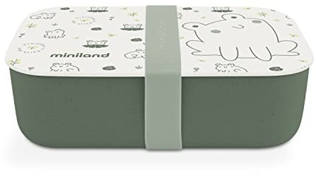 Naturlunch Frog-Hermetische Brotzeitdose mit herausnehmbarer Trennwand, aus beständigen, sichen und 100% natürlichen Materialien hergestellt.