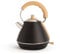 CREATE/KETTLE RETRO M/Hervidor de agua eléctrico Negro/Ebullición rápida, capacidad 1l, apagado automático, filtrado anti-cal, autoapagado, indicador de nivel de agua, Ø17,2 cm, 1200 W