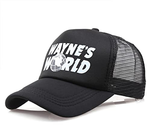 AWYR Wayne’s World Mesh Hat Cotton Baseball Cap Men Women Hip Hop Dad Trucker Hat Dropshipping-Mesh Hat
