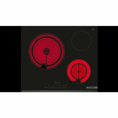 Bosch PKK631FP8E ENCIMERA VITROCERÁMICA ENCASTRABLE 60 CM. 3 Zonas Color Negro/Bisel Delantero DIRECTSELECT Zona DE 28 CM.