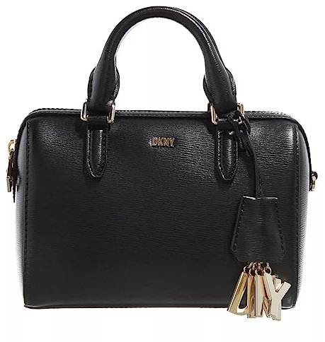 DKNY Women's Small Bag Duffle, Black/Gold