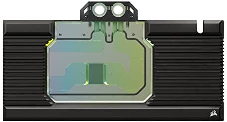 Corsair Hydro X Series XG7 RGB 4080 SUPRIM/TRIO GPU Water Block - For MSI GeForce RTX™ 4080 SUPRIM and GAMING TRIO Cards - Nickel-Plated Copper - Included Backplate & 5V ARGB Adapter Cable - Black