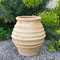 Palatina Werkstatt Esclusiva anfora in terracotta, 35 cm, pezzo unico fatto a mano, per giardino e casa, una bellezza senza tempo dalla Grecia