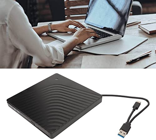 VBESTLIFE Externe DVD-Laufwerksbox, Gehäuse für Optisches Laufwerk Typ A Typ C für Laptops, Abnehmbares 9,5 Mm Dickes Mobiles Gehäuse für Externes Optisches Laufwerk für Standard-SATA-ODD