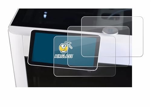 brotect Pellicola Protettiva Vetro per Bambu Lab X1-Carbon 3D Printer Protezione Schermo (3 Pezzi) [Durezza Estrema 9H, Chiaro]