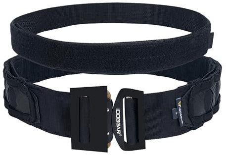 IDOGEAR Taktischer Gürtel 2 Zoll Quick Release Rigger Combat Belt mit 1,5 Zoll Innengürtel Haken und Schleife
