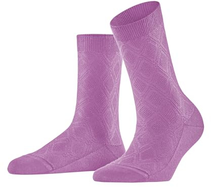 FALKE Damen New Prep Socken atmungsaktive Baumwolle gemustert 1 Paar | Family mit modischem Design