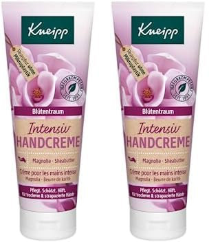 Kneipp Intensiv Handcreme, Extra reichhaltige Textur aus Sheabutter und Magnolie, 75 ml (2er Pack)