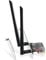 Binardat Carte WiFi 6E AX5400 PCIe Adaptateur réseau WiFi, Puce Intel AX210 Bluetooth 5.3, Tri-Band 2,4 GHz/5 GHz/6 GHz OFDMA et MU-MIMO, pour Windows 10/11