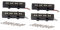 Toyvian 8 Saiten oberbergener bassgeige Kontrabass Steg-Pickups Tonabnehmer mit Wachstopf Offene Tonabnehmer Professionelle Bass-Tonabnehmer Gitarre Doppelspule Pick-up aufsammeln