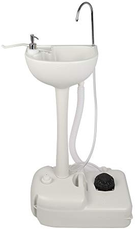 GIVOKE Portable Hand Washing Station, Camping Sink Wash Hand Basin for Outdoor Events, Gatherings, Garden, Worksite, Camping