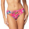 VIVISENCE Culotte Bikini Slip De Bain Bas De Maillot De Bain 3222M, Fleurs/Rose,44