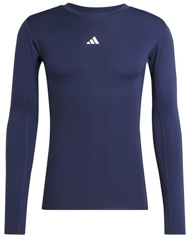 adidas Men's Techfit Compression Training Longsleeve TEE, Legend Ink, XL