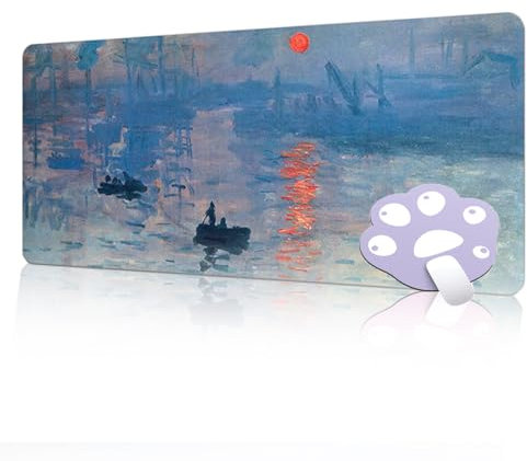 FAIRYGATE Desk Mat Large Extra Large Gaming Mouse Mat Oversize - XXL Mouse Pad with Motif - Desk Pad XXXL Extended – for Precision and Speed - Non-Slip Rubber Base – for Mouse and Keyboard B6205-M