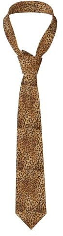Herren Krawatte Leopardenmuster Krawatte Klassischem Krawatten Elegant Seidenkrawatte Für Party, Hochzeit, Festival
