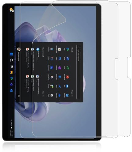 HXEYRAAL Paquete de 2 protectores de pantalla PET antirreflejos para Microsoft Surface Pro 9 2022/Surface Pro 8 2021/Surface Pro X (2021&2019), 13 tableta, permiten escribir y dibujar
