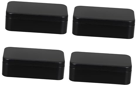 CIYODO 4piezas Contenedores De Té Almacenaje Práctico Para Té y Dulces Diseño Elegante Para y Decoración