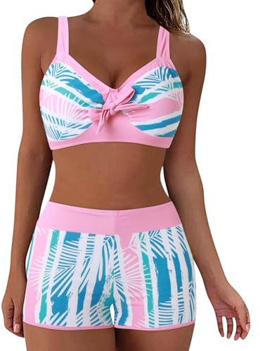 SKTIISN Badeanzug+für+Damen surf Badeanzug perlentop flamingo tankini Damen Damen eishockey Trikot bikini xs Strand no yellow Badeanzug