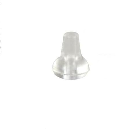 50 Pcs Hook Stops Rubber Shank Beads, Hook Stops Carp Beads with Bait Screw Rings Carp Fishing Bait Ring Rotating Accessories for Fishing (White)