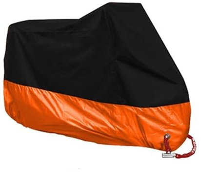 Motorcycle Cover Outdoor UV Waterproof Bike Tent For Y&amaha For Majesty 400 Vf50 For Stratoliner For Neverland Motorbike Cover(Orange,M)