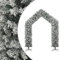 albero di natale con luci led,albero natale con luci incorporate,Albero di Natale ad Arco Innevato 270 cmIdeale per patii, salotti, dove è necessario