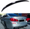 Sport Heckspoiler Lippe für BMW 5er Typ F10 F18 Limousine Bj. 03/2010-10/2016, Schwarz Glanz