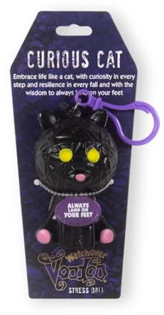 Voodoo Stress Puppen (neugierige Katze)