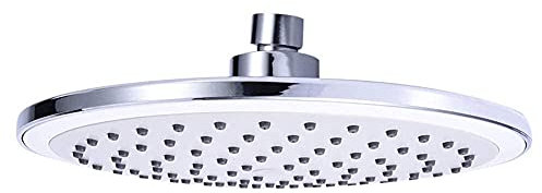 Douchettes à main, pomme de douche pomme de douche 20 cm douche de tête douche à effet pluie grand mitigeur rond fixe