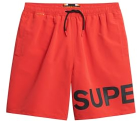 Superdry Mens 17 Graphic Swim Shorts