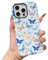 ECZOIL Compatible for iPhone 15 Pro Max Case,Cute Aesthetic Trendy Butterfly Pattern,Shockproof Hybrid Hard Back Phone Cover for Women-Butterfly