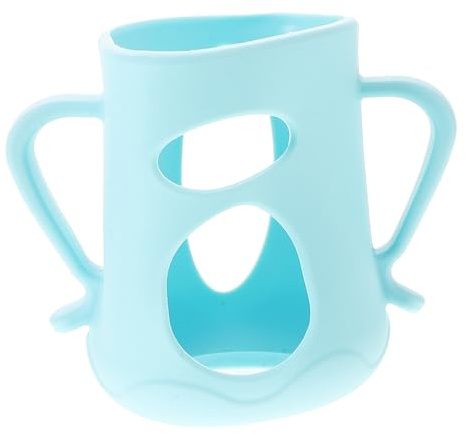 VANZACK Babyflaschen Handgriff für Neugeborene Rutschfester Universalgriff für Milch und Wasserflaschen Ergonomisches Design Vielfältige Farben Lebensmittelechtes Material