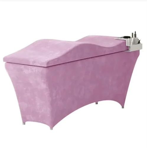 DJSKLDF Gebogene Matratze Beauty Salon Bettbezug Samt Massage Tisch Topper Matratzenbezug(Pink)