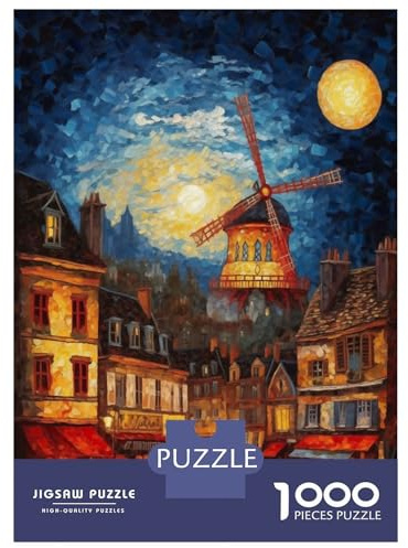 1000-teiliges Puzzle Für Erwachsene Moulin Rouge Paris Puzzle Für Erwachsene Anti-Stress-Spielzeug, Aber Lustig Und Humorvoll Geburtstags- Und Einzigartige Geschenke 38x26cm/1000pcs