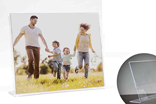Azard Cornice PORTAFOTO in PLASTICA Trasparente Orizzontale 20X15 CM