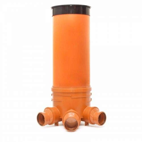 Dyka/Karmat KG Schacht DN400/DN125 - Metall Rohr - Kanalisationsrohr - Orange - Bau- und Infrastrukturprojekte, Industrieanlagen, Gebäudeinstallationen