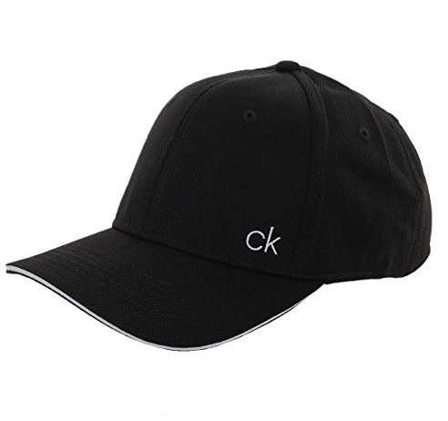 Calvin Klein Golf Airtex Performance-Cap - Schwarz/Weiß