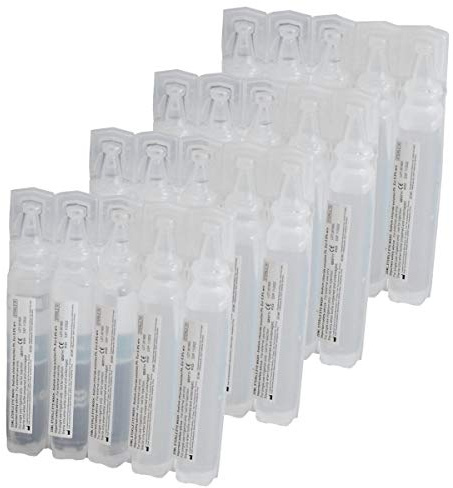 (PACK OF 20) First Aid Eye Wash Pods - Sterile Saline Eye Irrigation Solution