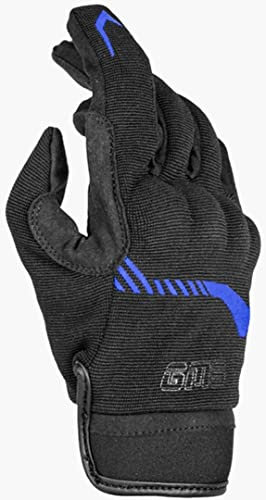GMS Jet-City Motorradhandschuhe (Black/Blue,L)