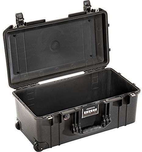 Peli 1556 Air Leichter Transport-Trolley für Filmkameras and Fotografie Equipment, Wasser- und Staubdicht, 34L Volumen, Ohne Schaumstoffeinlage, Farbe: Schwarz