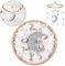 Mobile Baby Windspiele, Mobile Babybett Bettglocke Hölz mit Sterne aus Filz Anhänger für Jungen Mädchen, Hängende Bettglocke für Neugeborenen Kinderzimmer Babyzimmer Deko
