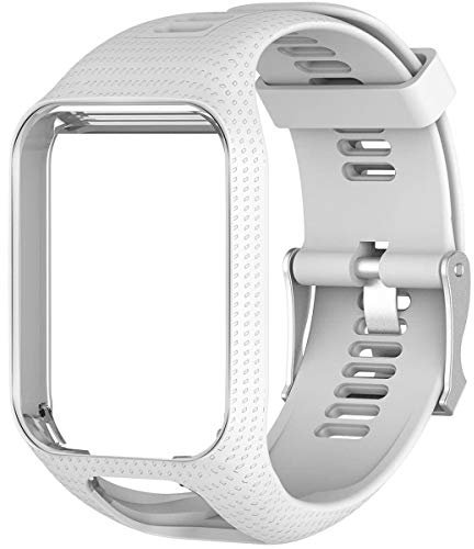 Shieranlee Uhrenarmband kompatibel for TomTom Watch, Uhrenarmband Silikon Uhrenbänder für TomTom Runner 2/ Runner 3/ Spark/Golfer 2 Sports GPS Running Smartwatch
