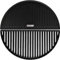 ZLjoint Gril réversible en fonte demi-lune et grille compatible Kamado Joe Classic I, II, III ; monobloc, 45,7 cm (plaque + grille)