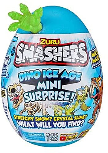 Bizak Smashers Dinoice Huevo Sorpresa, Ábrelo y descubre Las 8 sorpresas en su Interior, con 6 Dinosaurios Diferentes para coleccionar, Recomendado a Partir de 5 años, (62367456)