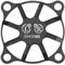 Cubierta del Ventilador de Refrigeración RC, Ventilador de Refrigeración de Aleación de Aluminio Ventilador de Refrigeración de Calor Rápido 30x30mm Ventilador de Refrigeración del Motor(Negro)