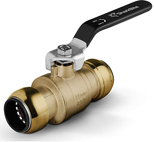 Druckluft-Rohr Schnell-Steckverbinder PEX-Rohr Schlauch Messing-Steckfitting SharkBite (Kugelhahn (Sharkbite), 28 mm)