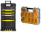 STANLEY 1-79-206 Carrello Porta Utensili, 3 in 1, 86,6 x 48,8 x 34,8 cm & STANLEY 1-97-518 Organizer Porta Minuteria PRO, Alta, Cerniere in Metallo