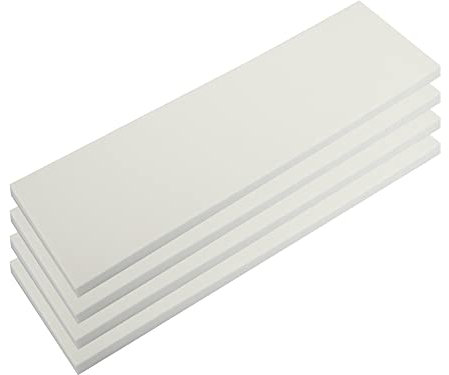 X AUTOHAUX 4 Stücke Auto Garage Wandschutz Türschutz Schaum EVA 400x120x15mm Weiß