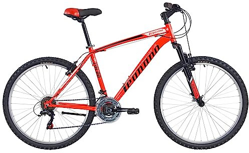 Legnano ZOLDO, MTB 26 Pollici Ragazzo, Rosso Fluo e Nero, 38